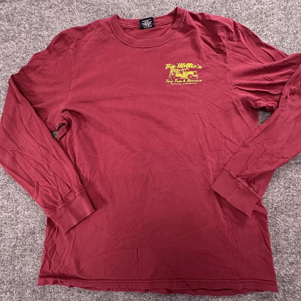 Big Willie's American Eagle Outfitters Men's Long Sleeve Burgundy, Large #243